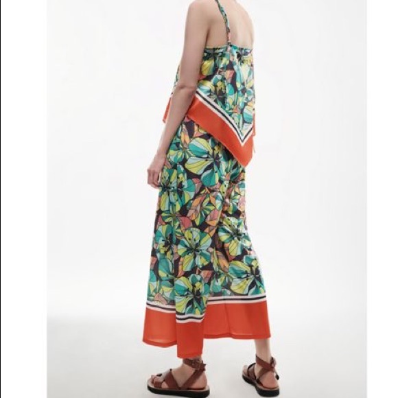 Zara Flowy Printed Pant - Picture 2 of 4